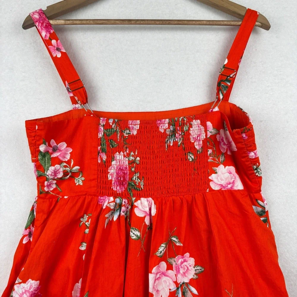 Francescas Dress Womens Large Floral Tiered Mini Cottagecore NWT - Picture 11 of 11